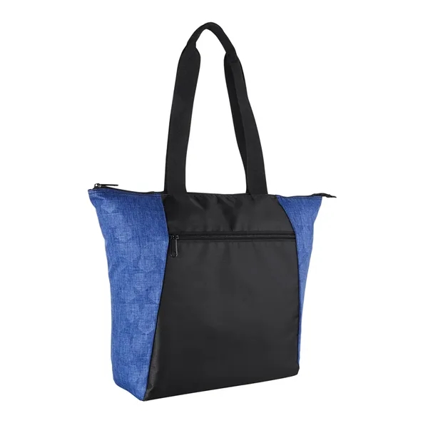 12.2" x 14" x 4.5"polyester Constellation zippered tote bag with Dobby... from ASI 79530 Prime Line