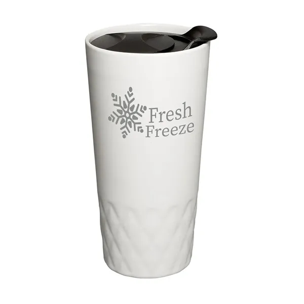 2.5" x 6.75" x 2.5" 14-ounce double-wall ceramic insulated tumbler with... from ASI 79530 Prime Line