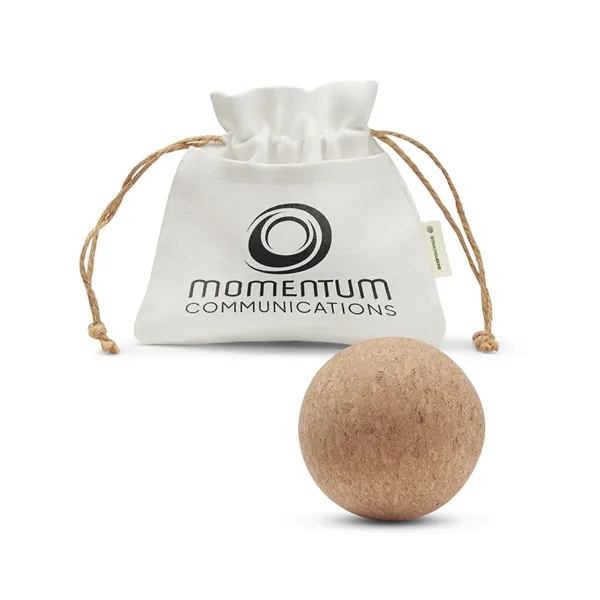 Cork massage ball with a linen pouch.... from ASI 79530 Prime Line