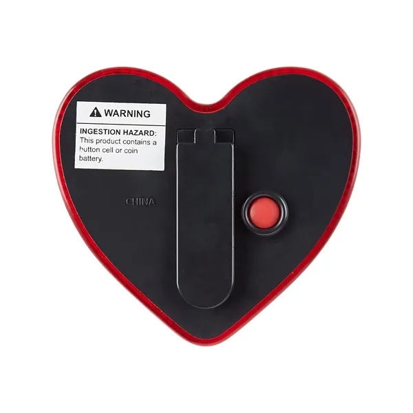 Heart Flashing Clip On Safety Button... from ASI 79530 Prime Line