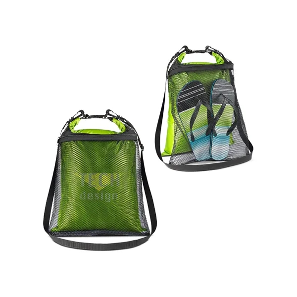 18.5" x 12" 210 Denier polyester mesh and PVC wet-dry bag... from ASI 79530 Prime Line