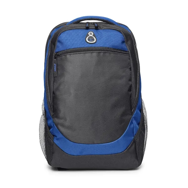 10.5" x 18" x 5" 600 Denier polyester backpack with padded... from ASI 79530 Prime Line