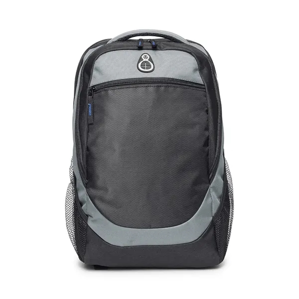 10.5" x 18" x 5" 600 Denier polyester backpack with padded... from ASI 79530 Prime Line