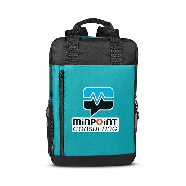 4.25" x 17" x 11.25" polyester and PVC laptop backpack with... from ASI 79530 Prime Line