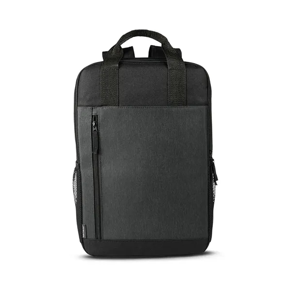 4.25" x 17" x 11.25" polyester and PVC laptop backpack with... from ASI 79530 Prime Line