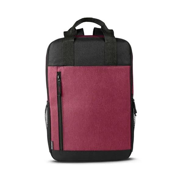 4.25" x 17" x 11.25" polyester and PVC laptop backpack with... from ASI 79530 Prime Line