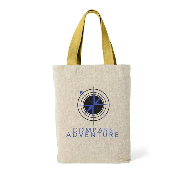 14.5" x 16.75" x 3.125" cotton chambray tote bag with 20"... from ASI 79530 Prime Line