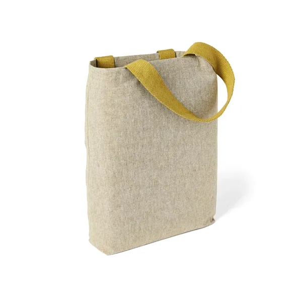 14.5" x 16.75" x 3.125" cotton chambray tote bag with 20"... from ASI 79530 Prime Line