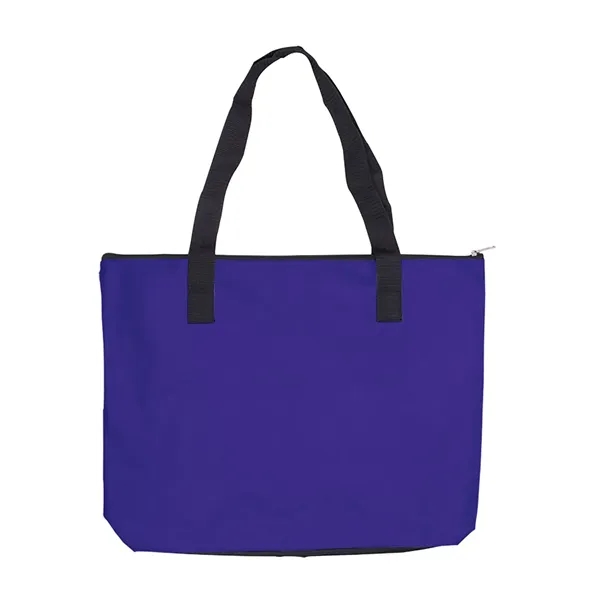 Large tradeshow tote bag made of polyester with zipper closure, nylon... from ASI 79530 Prime Line