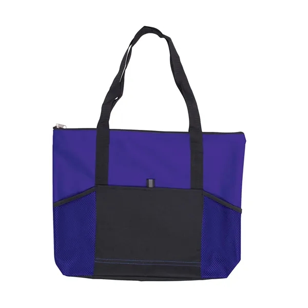 Large tradeshow tote bag made of polyester with zipper closure, nylon... from ASI 79530 Prime Line