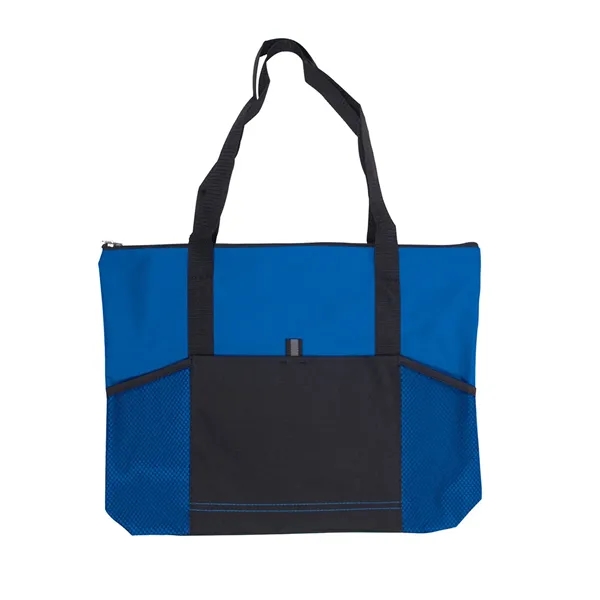 Large tradeshow tote bag made of polyester with zipper closure, nylon... from ASI 79530 Prime Line