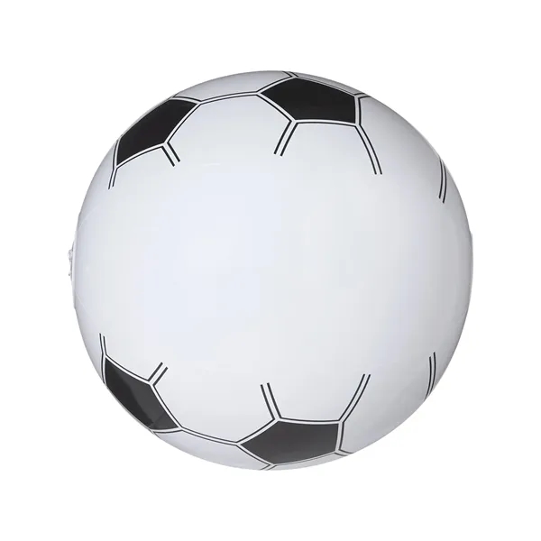 Inflatable beach ball designed to look like a soccer ball, 14".... from ASI 79530 Prime Line
