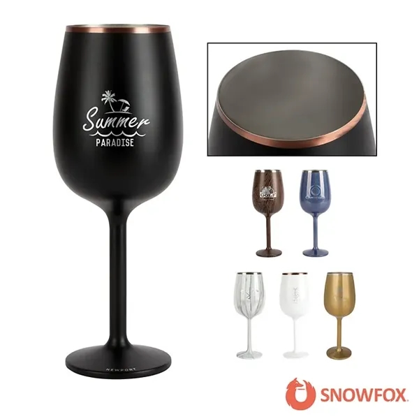 Snowfox® 12 oz. Insulated Stemmed Wine Glass... from ASI 67866 Logomark/Valumark