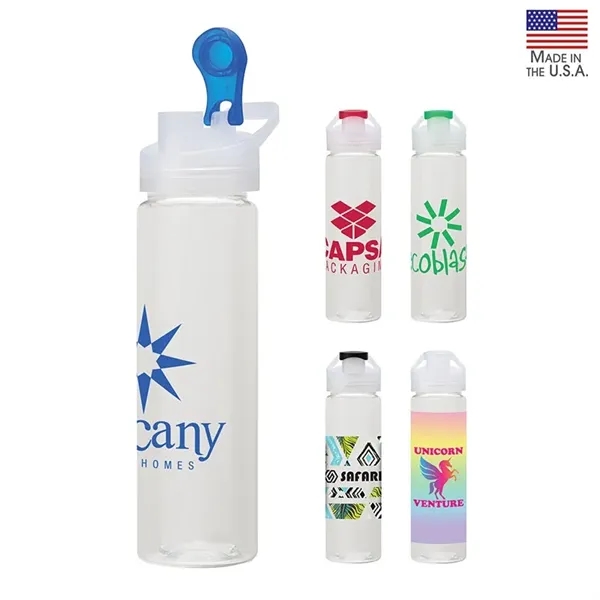 NEWPORT VII 25 oz. PET Bottle with Chug Spout... from ASI 67866 Logomark/Valumark