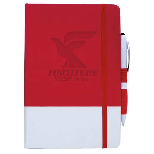PrevaGuard® Notebook with Ion Stylus Pen... from ASI 40480 Koozie Group