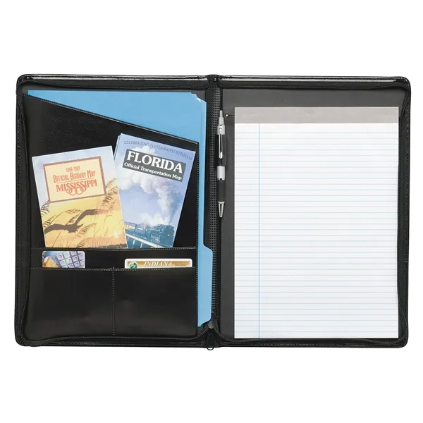 Script Zippered Padfolio... from ASI 40480 Koozie Group / Norwood