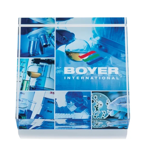 Square Acrylic Paperweight... from ASI 40480 Koozie Group / Norwood