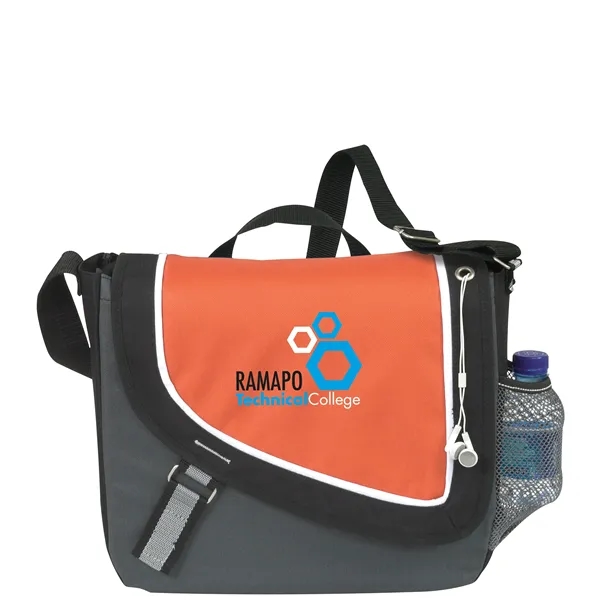 A Step Ahead Messenger... from ASI 40480 Koozie Group / Norwood