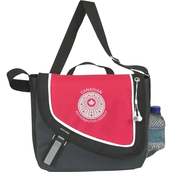 A Step Ahead Messenger... from ASI 40480 Koozie Group / Norwood