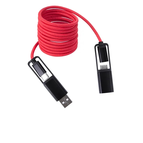 All-Over Braided Long Cable Extender... from ASI 40480 Koozie Group