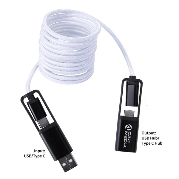 All-Over Braided Long Cable Extender... from ASI 40480 Koozie Group