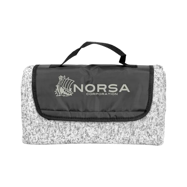 Heathered Fold Up Blanket... from ASI 40480 Koozie Group