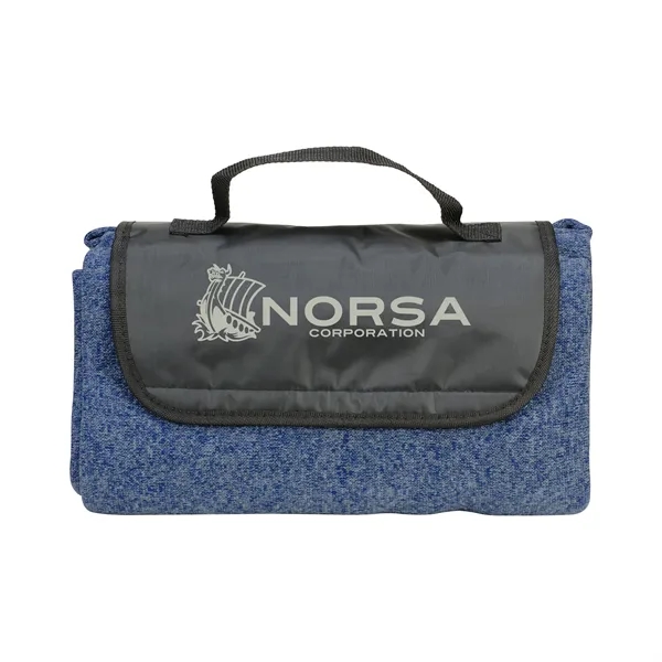 Heathered Fold Up Blanket... from ASI 40480 Koozie Group