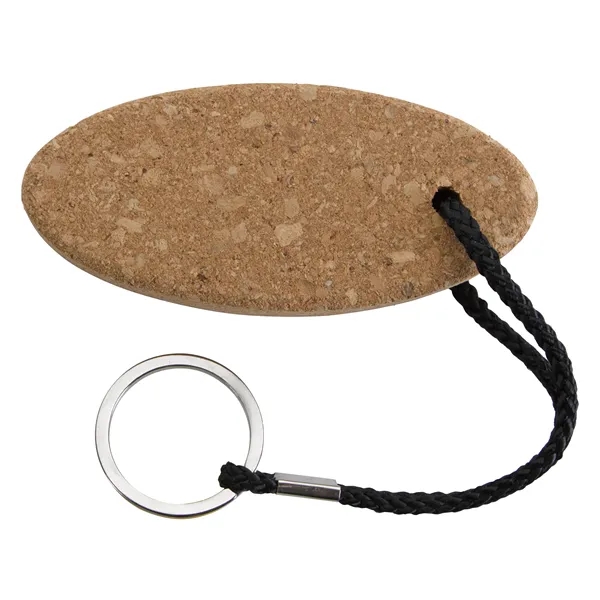 Buoy Oval Cork Keychain... from ASI 40480 Koozie Group