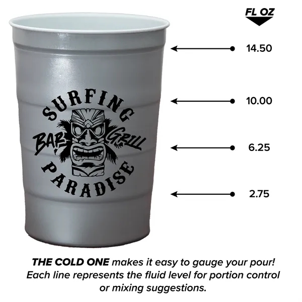 Garyline® The Cold One Steel Chill Party Cup - 16 oz.... from ASI 40480 Koozie Group