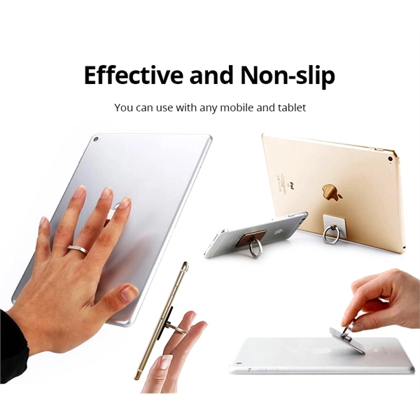 Cell phone ring stand grip holder. 1.377" x 1.57" square ring... from ASI 37218 Athena Promo (tm)