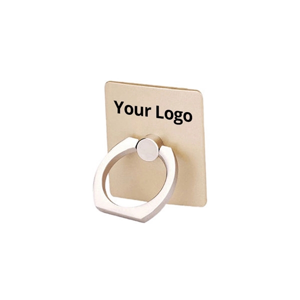 Cell phone ring stand grip holder. 1.377" x 1.57" square ring... from ASI 37218 Athena Promo (tm)