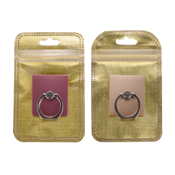 Cell phone ring stand grip holder. 1.377" x 1.57" square ring... from ASI 37218 Athena Promo (tm)