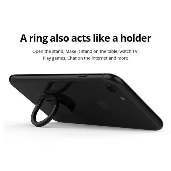 1.45" x 1.18" metal cell phone ring stand grip holder with... from ASI 37218 Athena Promo (tm)