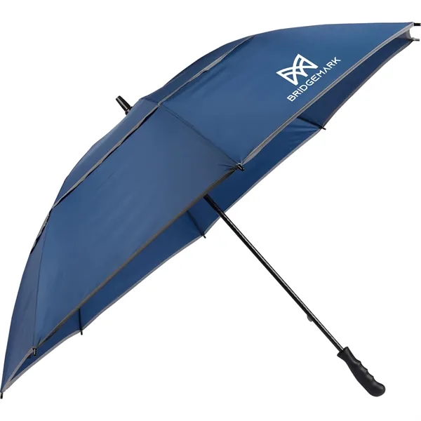 62" RPET Golf Umbrella w/ Reflective Trim... from ASI 66887 PCNA / Leeds