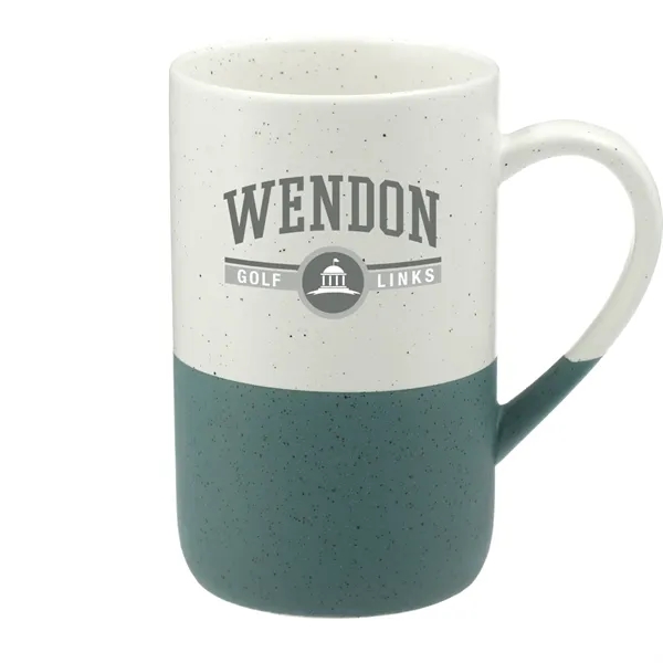 13 oz. speckled ceramic mug with two-tone design.... from ASI 66887 PCNA / Leeds