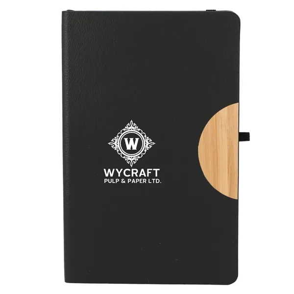 5.5" x 8.5" Kaya Recycled PU and Bamboo JournalBoo... from ASI 66887 PCNA / Leeds