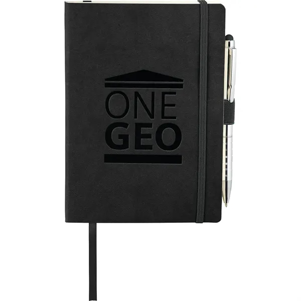 5" x 7" journal with soft cover, built-in elastic closure, ribbon... from ASI 66887 PCNA / Leeds