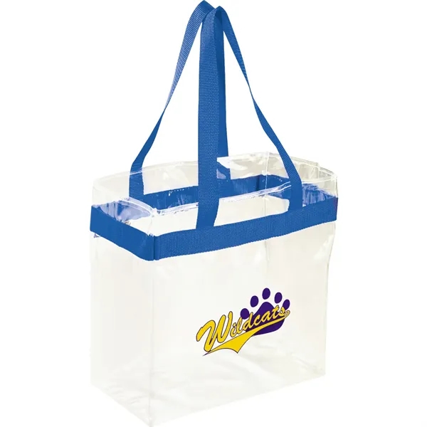 6" x 12" x 12" clear stadium the bag with dual... from ASI 66887 PCNA / Leeds