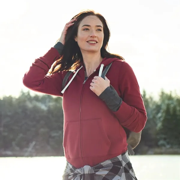 XS-3XL women's hoodie with a zip front... from ASI 66887 PCNA / Trimark