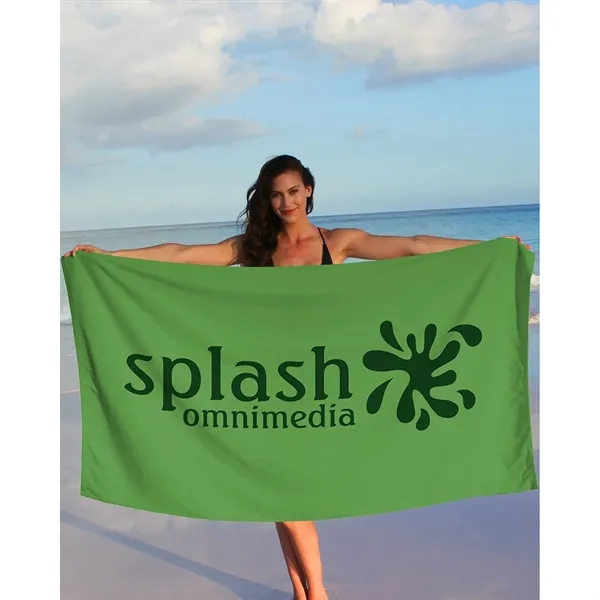 Superior Weight Colored Beach Towel... from ASI 66887 PCNA / Bullet