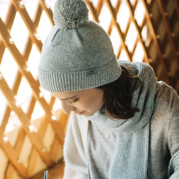 One size fits all heather knit scarf.... from ASI 66887 PCNA / Trimark