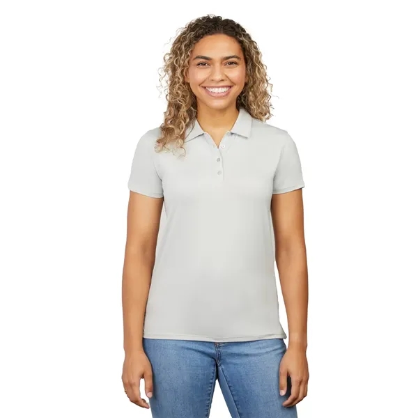 Women's tech polo shirt with 4 button placket and moisture wicking... from ASI 66887 PCNA / Trimark