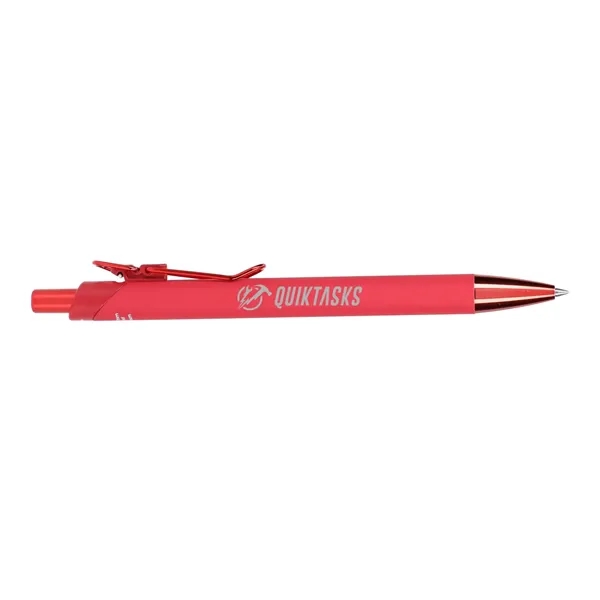 Click-action gel pen with a recycled aluminum barrel.... from ASI 66887 PCNA / Bullet