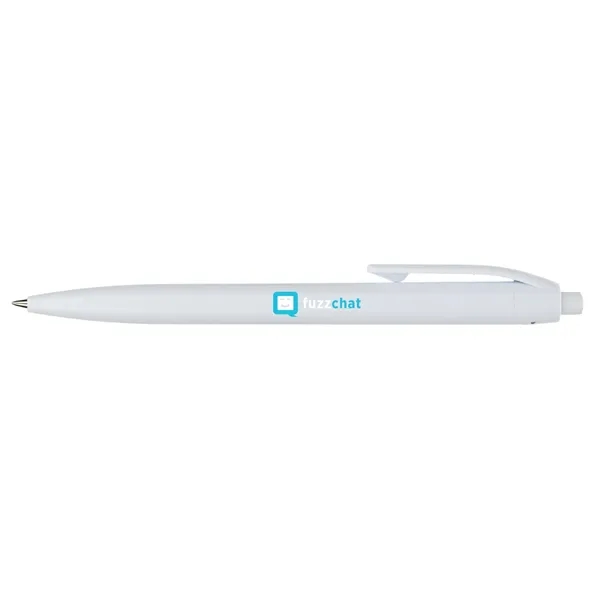 Plastic plunger action ballpoint pen with blue gel ink.... from ASI 66887 PCNA / Bullet