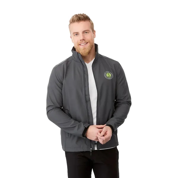 Men's softshell jacket with three-layer construction, ergonomic sleeves and articulated elbows.... from ASI 66887 PCNA / Trimark