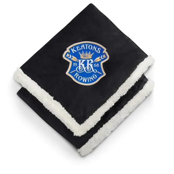 50" x 60" blanket made of 100% Recycled PET Sherpa.... from ASI 66887 PCNA / Leeds