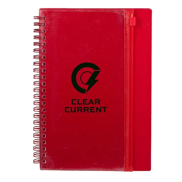 5.5" x 8.5" Spiral Notebook with Clear Pocket... from ASI 66887 PCNA / Bullet