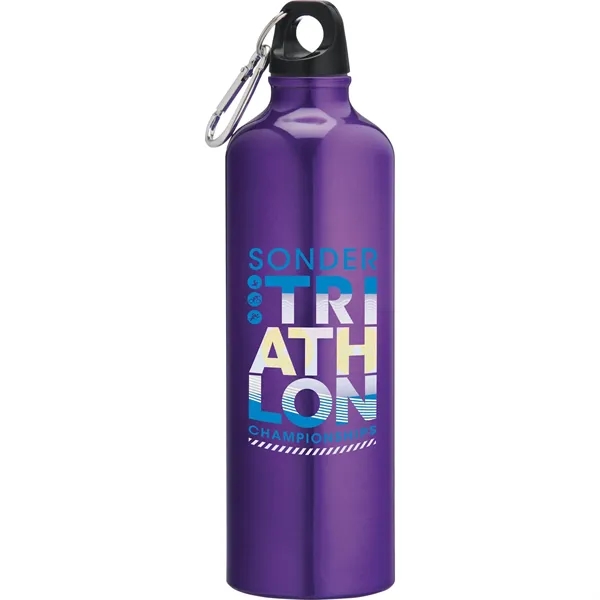 26 oz. single-wall aluminum sports bottle with twist-on lid and carabiner.... from ASI 66887 PCNA / Bullet