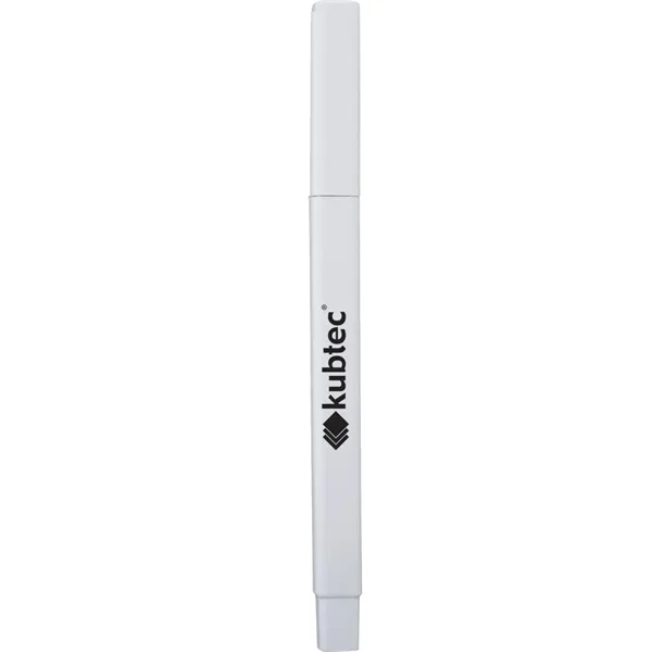Square ballpoint pen with metal pen clip and removable pen cap.... from ASI 66887 PCNA / Leeds