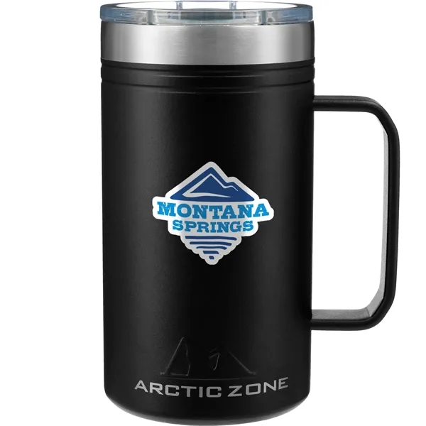 24 oz. double wall, vacuum insulated stainless steel mug with push-on... from ASI 66887 PCNA / Leeds
